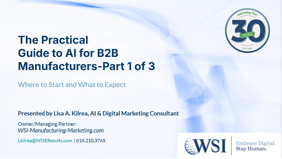 AI for b2b Manufacturers
