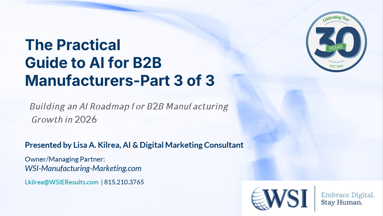 ai for manufacturers part 3 of a webinar series