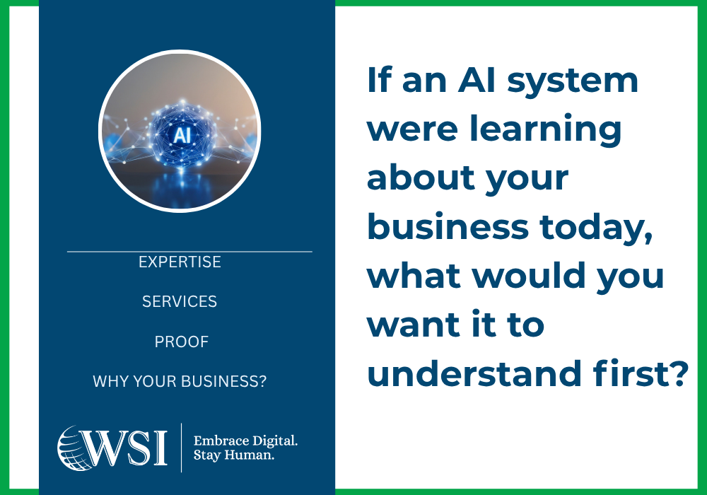 AI business learning system – WSI digital marketing expertise and services