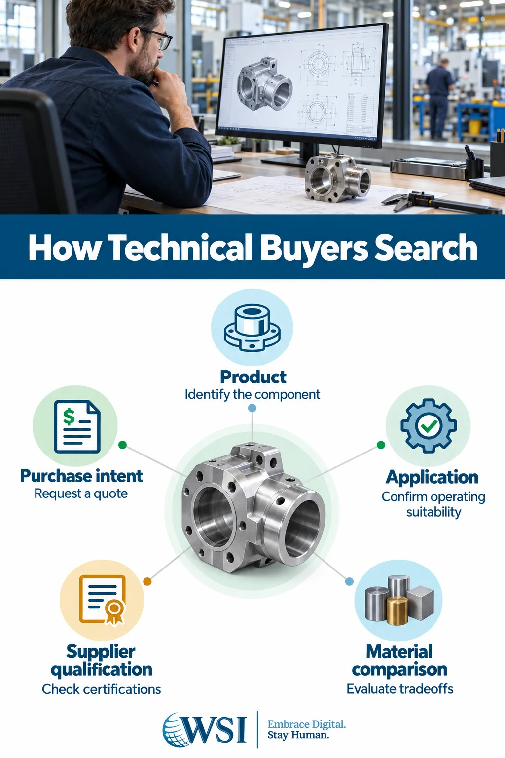 How Technical Buyers Search - Infographic